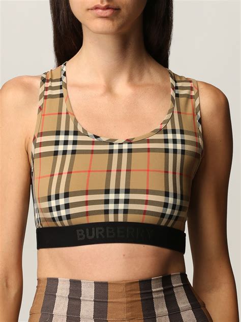 burberry style bandeau top|burberry cropped tops.